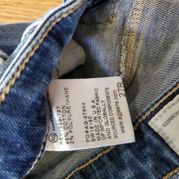 AG Adriano Goldschmied super skinny leggings ankle jeans size 17 with stretch - Picture 5 of 9
